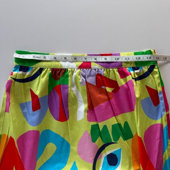 NWT Alden Adair Summer Tiered Maxi Skirt with Slit in Matisse Multicolor Size S - Picture 10 of 10